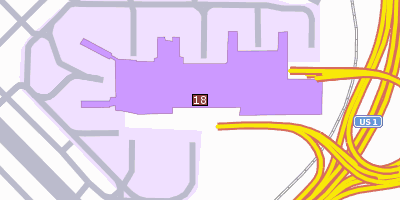 Fort Lauderdale-Hollywood International Airport Stadtplan