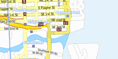 Metropolitan Miami Stadtplan