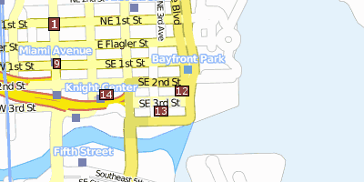 Southeast Financial Center Stadtplan